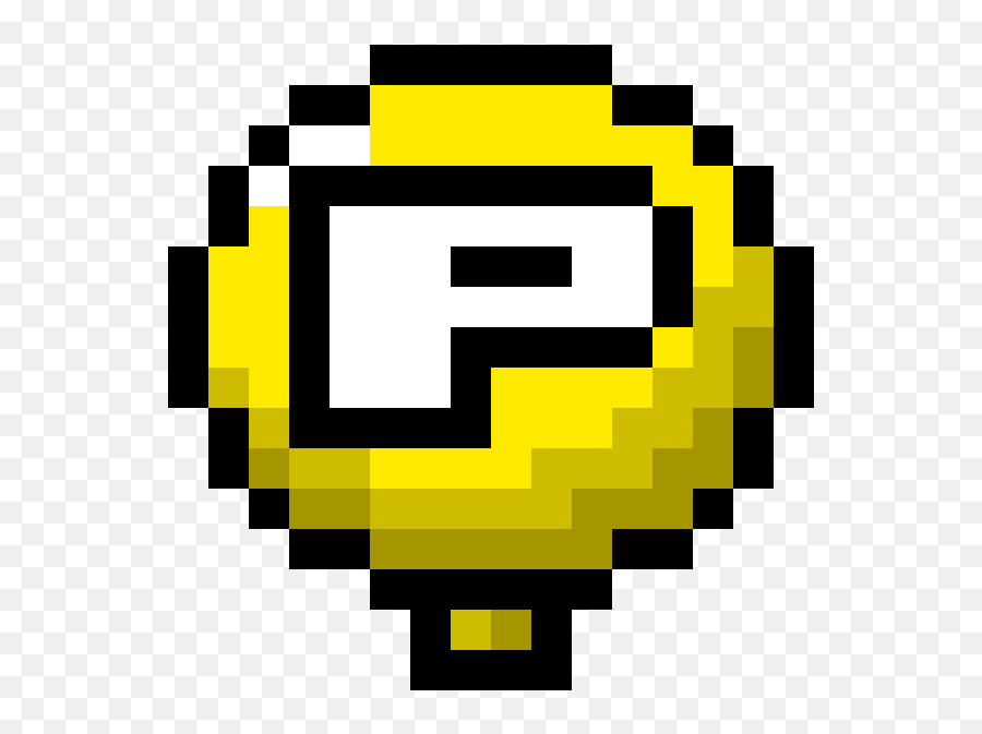 Pixilart - Pballoon By Mcmaster Google Chrome Pixel Art Emoji,P Emoji