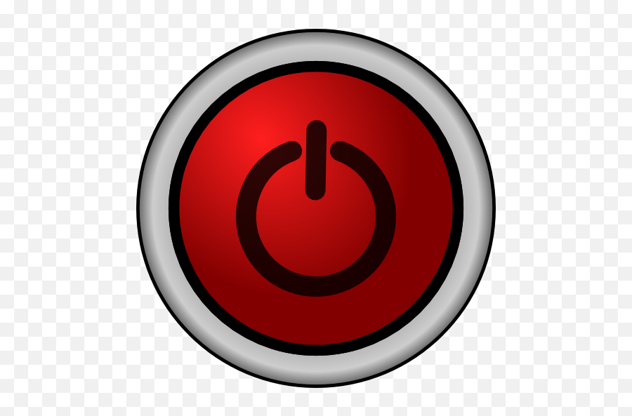 Power On Off Switch Red 2 Clipart I2clipart - Royalty Free Free Clipart Power On Off Emoji,Switch For Emoticons