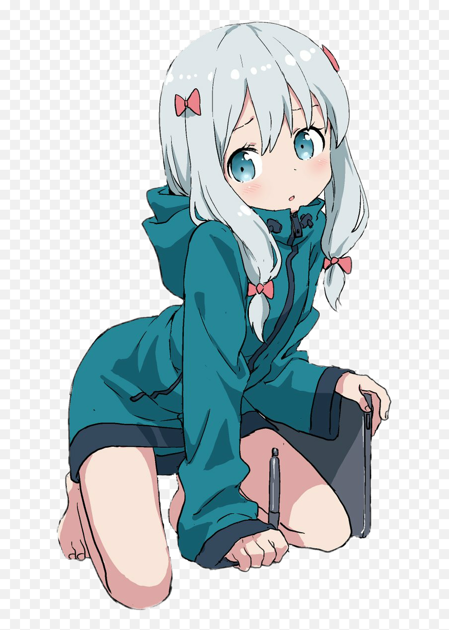 Sagiri Eromangasensei Sticker - Sitting Emoji,Eromanga Sensei Sagiri Emoji