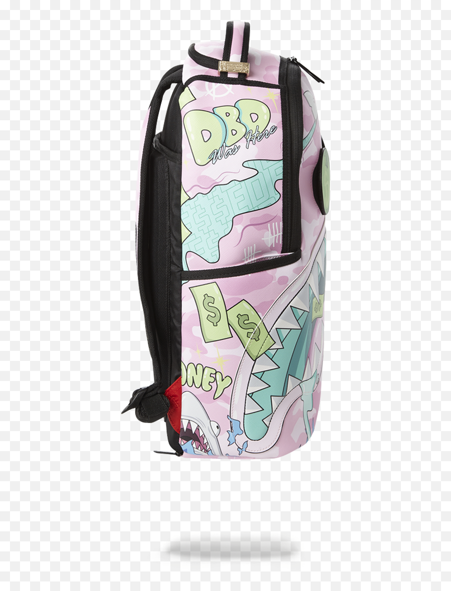 Dbd Land Backpack - Dnd Land Sprayground Backpack Emoji,Tie Dye Bookbags With Emojis On It That Comes With A Lunchbox