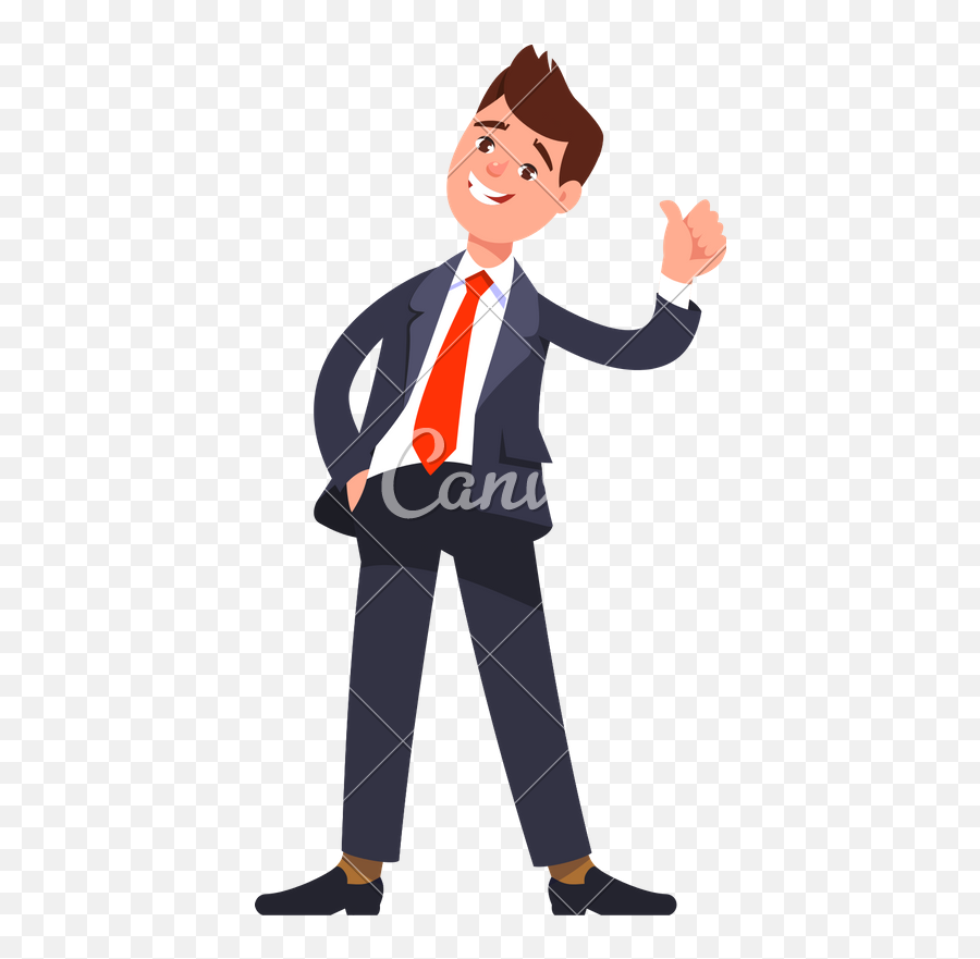 Teacher Cartoon Png - Man Thumb Up Cartoon Emoji,Businessman Emoji