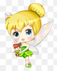 Tinker Bell Png - Transparent Tinkerbell Baby Chibi Tinker Bell Bebe Png Emoji,Emoji Invtaciones