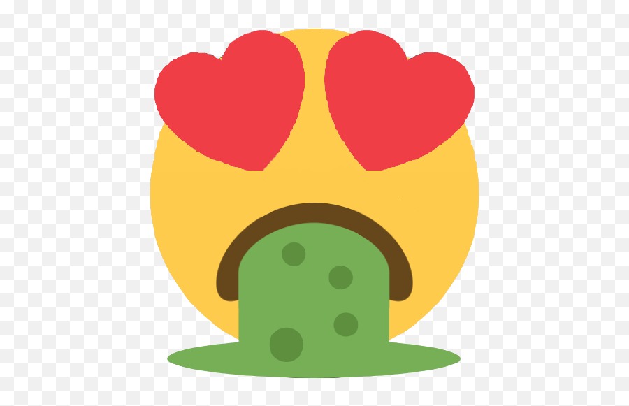 Cursedemojis - Face Vomiting Emoji,Horny Devil Emoticon
