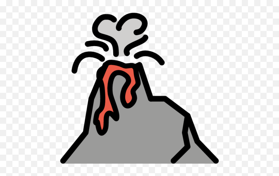 Volcano Emoji - Download For Free U2013 Iconduck Volcan De Emoticon,Pretty Emojis Background