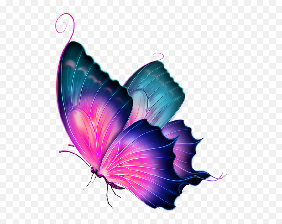 Flying Blue Butterflies Png Clipart Background Png Arts - Best Butterfly Emoji,Purplebutterfly Emojis