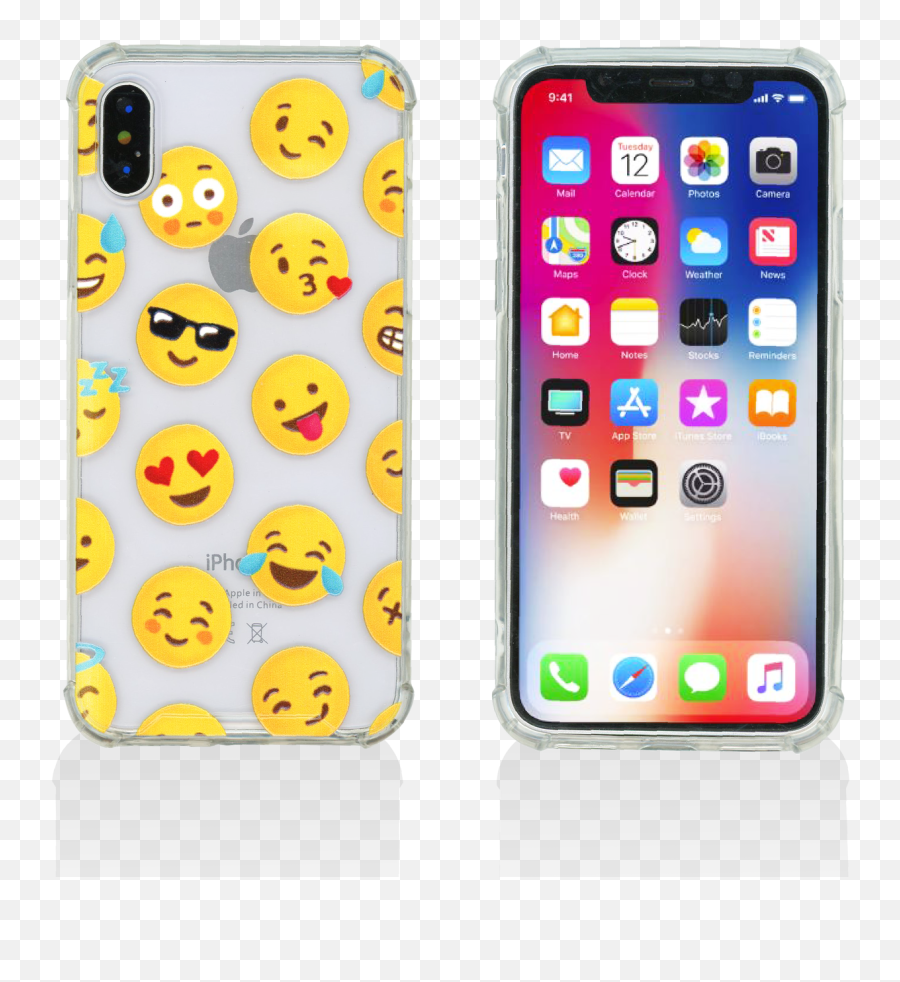 Iphone X10xs Mm Opal Art Series Emoji - Iphone X Next To Iphone 7 Plus,Iphone 10 Emoji