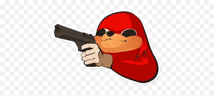 Telegram Sticker 6 From Collection Uganda Knuckles - Ugandan Knuckles Sticker Whatsapp Emoji,Uganda Knuckles Emojis