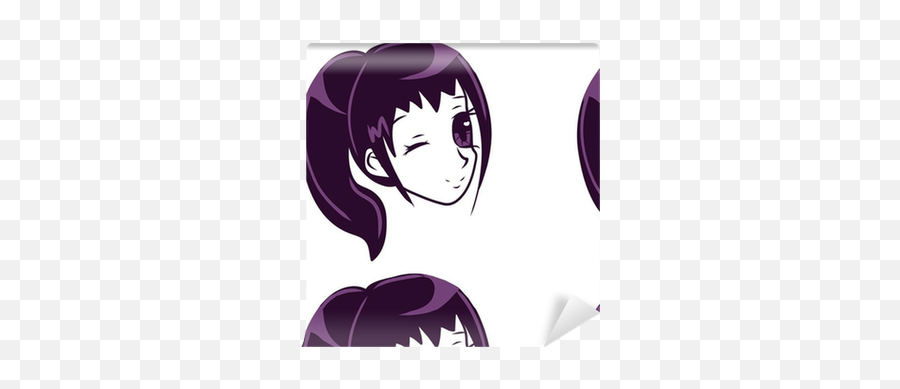 Cute Winking Anime Girl Wallpaper U2022 Pixers - We Live To Change Fictional Character Emoji,Kawaii Wink Emoticons