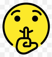 Shushing Emoji - Finger On Lips Emoji,Pictures Of Emojis With Its Meaning
