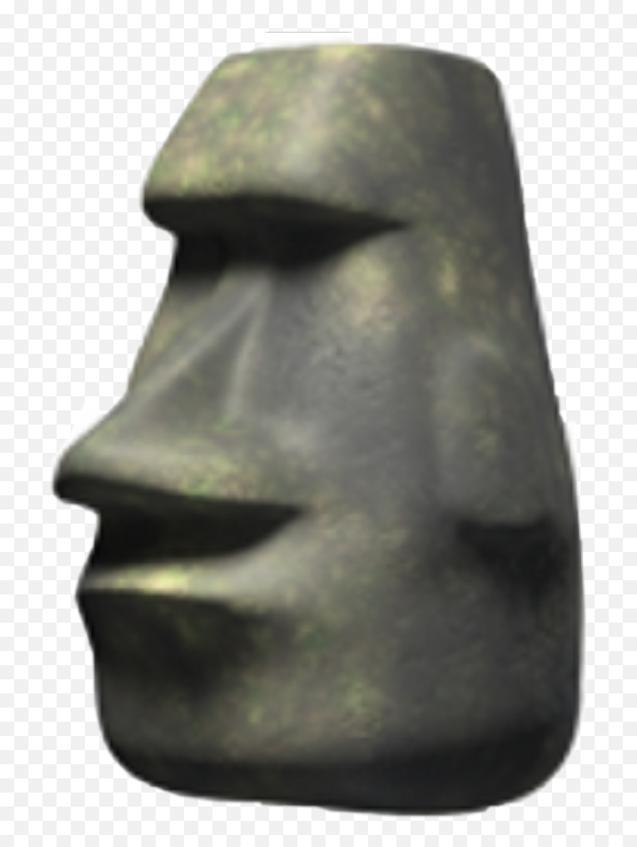 Boogabooga Oof Meme Sticker - Moai Emoji,Moai Head Emoji Text