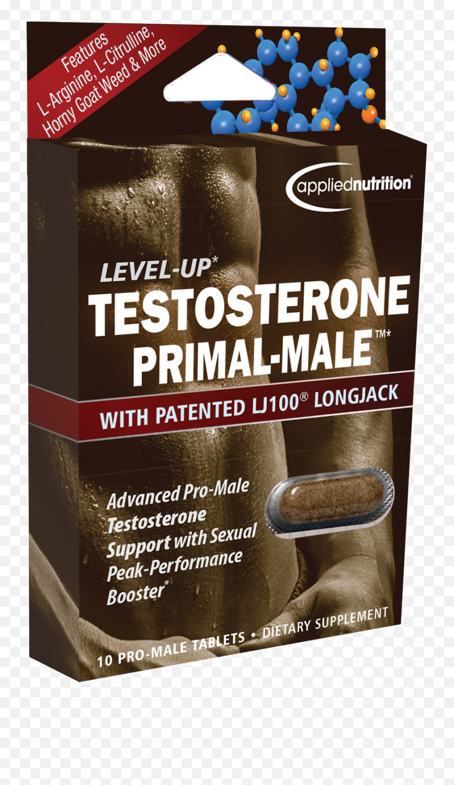 Applied Nutrition - Testosterone Primal Male 10 Tablets Qustomer Emoji,Male L&d Physicians Emotion