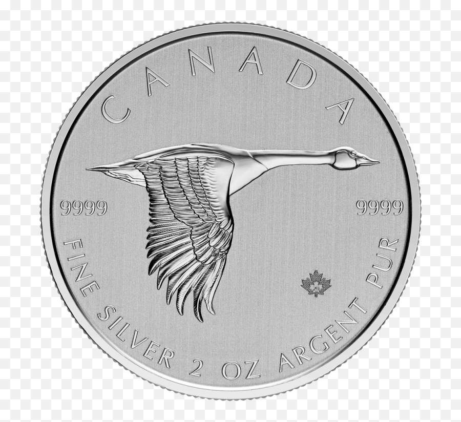 2 Oz Canada Goose 2020 Silver Coin Bitgild - Canada Goose Coin Emoji,Canadian Goose Emoticon