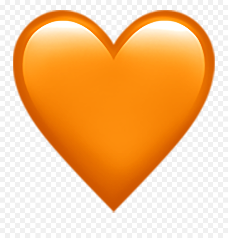 Apple - Emojisnewios111softwareupdate Iphone Orange Heart Emoji Png,Heart Head Emojis