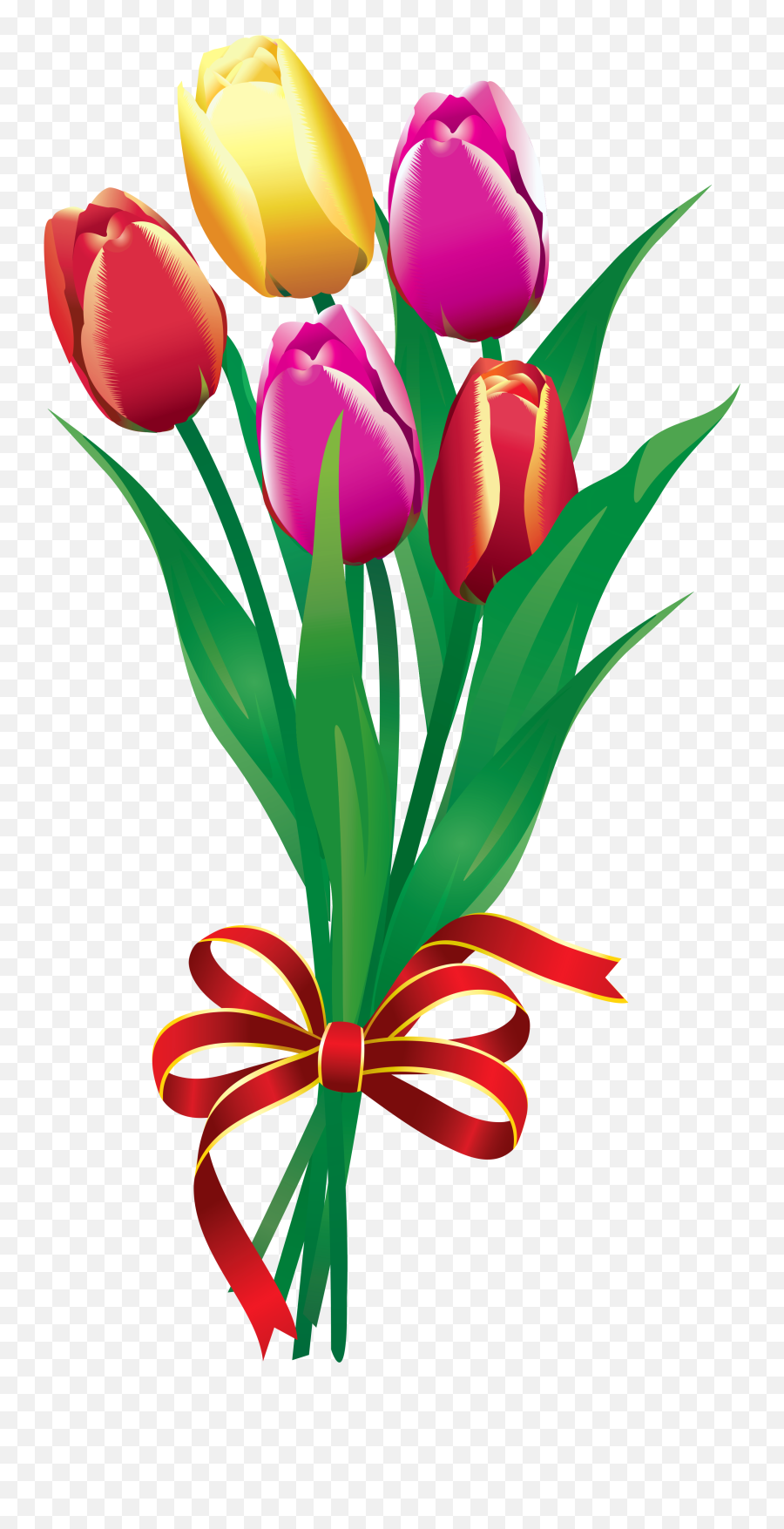 Tulip Bouquet - Clipart Flowers Bouquet Png Emoji,Boquet Emoji