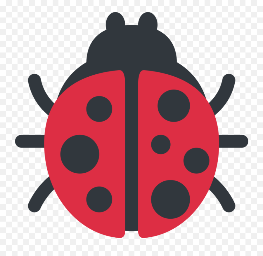 Lady Beetle Emoji - Ladybug Emoji,Laying On The Floor Emoji