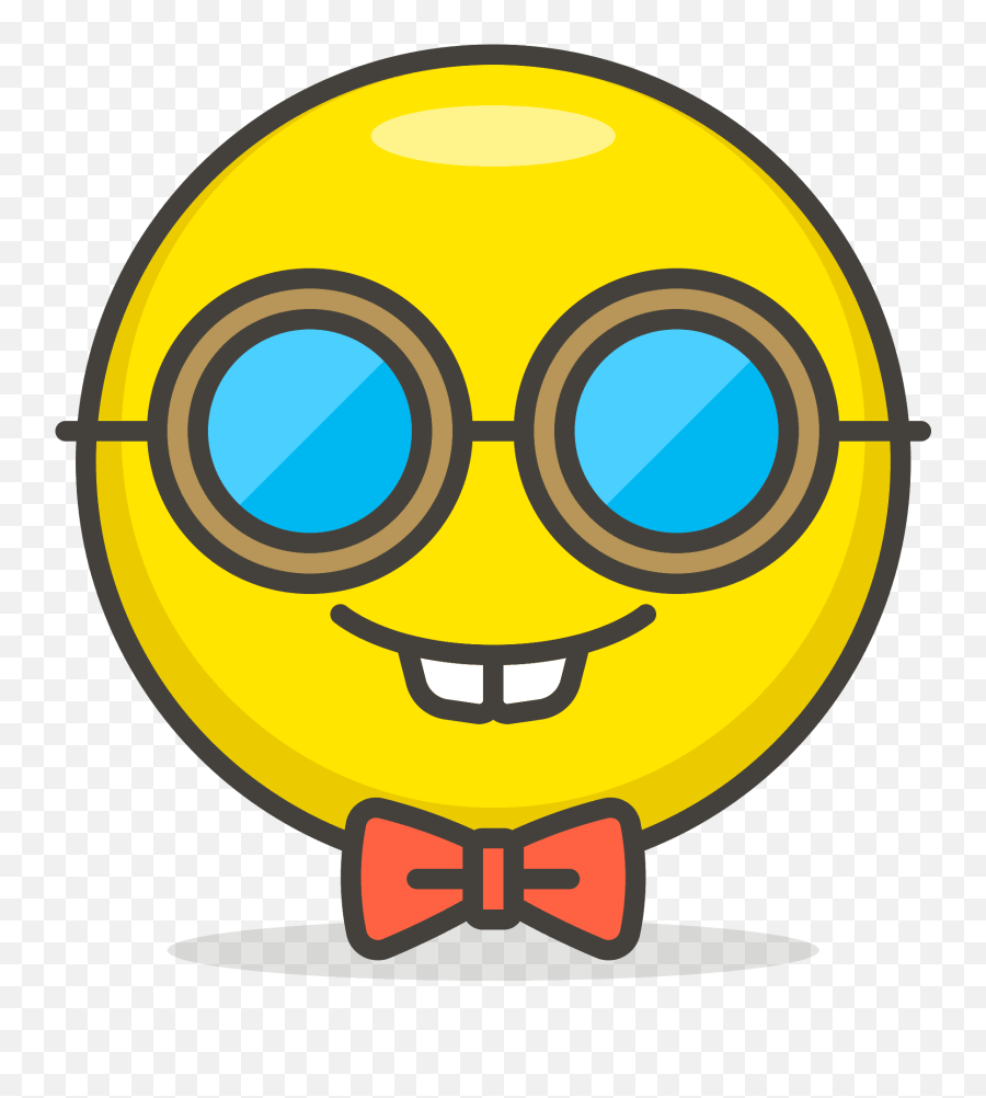 Nerd Face Emoji Clipart - Nerd Png Emoji,Nerd Emoji