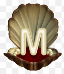 Monogram Alphabet - Clam Emoji,Scallop Emoji