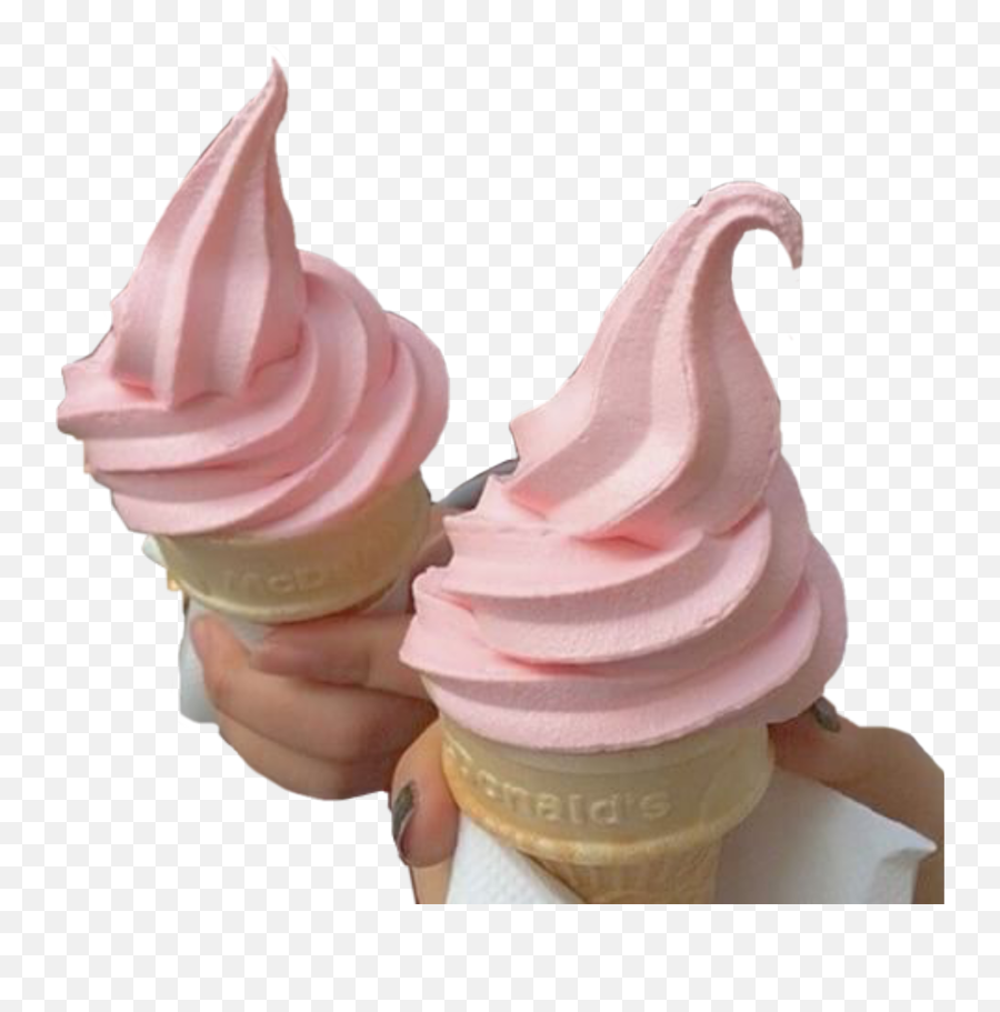 Food Ice Cream Icecream Soft Sticker - Soft Serve Emoji,Frozen Yogurt Emoji
