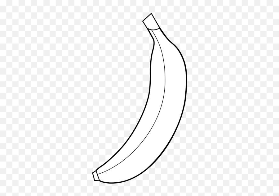 Black And White Banana Clipart Free Clipart Images - Clipartix Banana Clip Art Black And White Emoji,Bannana Emoji