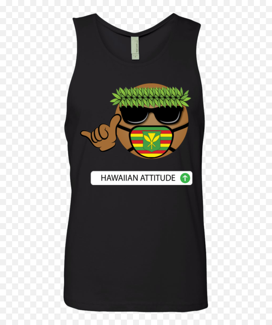 Hawaiian Attitude - Sleeveless Shirt Emoji,Hawaiian Flag Emoji