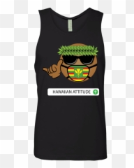 Hawaiian Attitude - Sleeveless Shirt Emoji,Hawaiian Flag Emoji