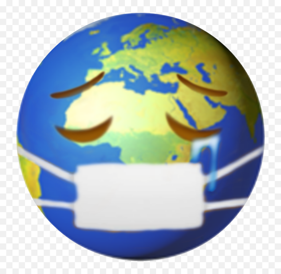 Dear2045 Savetheplanet Earth Sad Sticker By Lucycz - Africa On The Globe Emoji,Earth Emoji