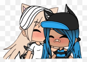 Lesbiancouple Gachalife Sticker By U200dstaru200d - Fictional Character Emoji,Lesbian Couple Emoji