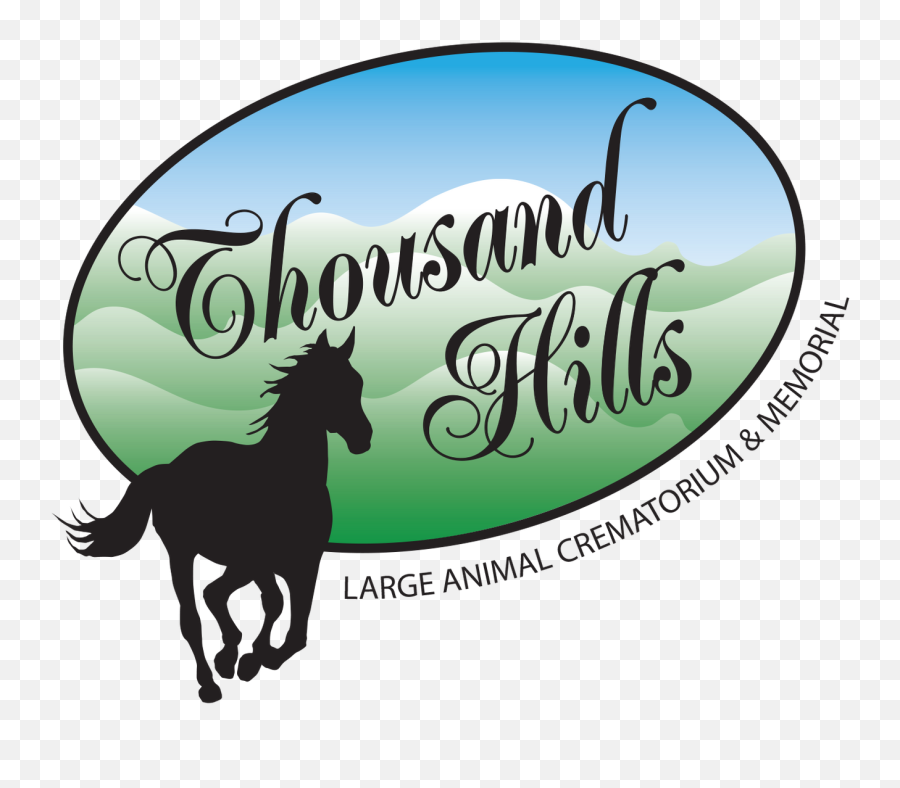 Thousand Hills Horse Crematorium - Horse Silhouette Emoji,Horse Emotions