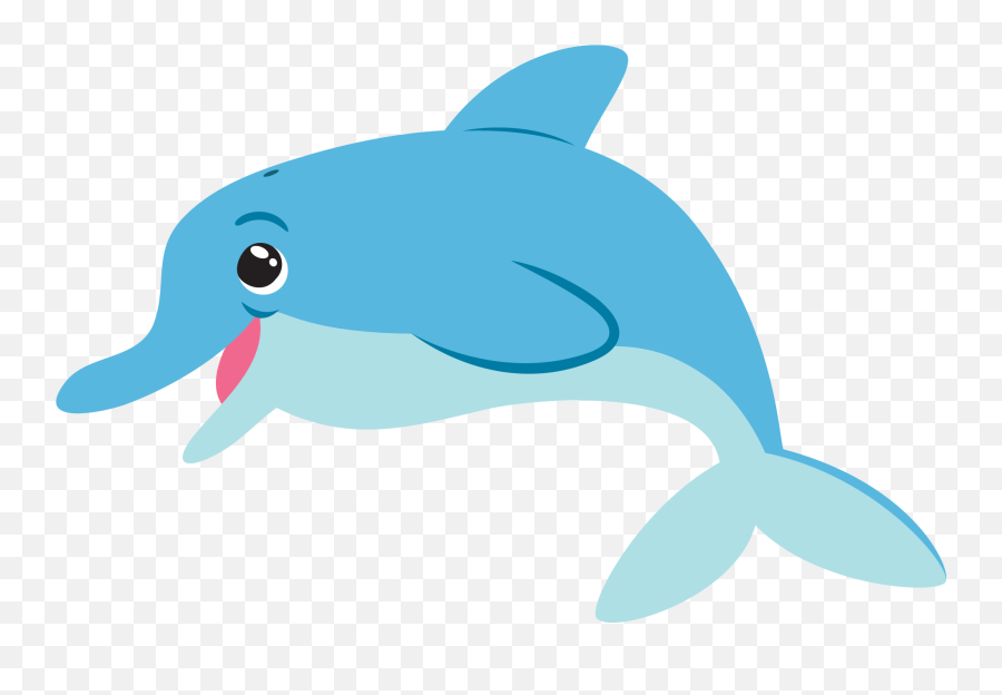 Free Dolphin Cartoon Pictures Download - Dolphin Clipart Emoji,Dolphin Emoji