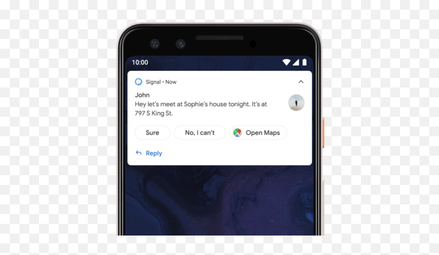 Android 10 Features - Everything You Need To Know Push Notification Reply Android Emoji,Emoji Answers For Level 10