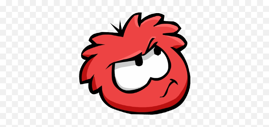 Download Red Puffle Thinking - Club Penguin Thinking Emoji Emoji Club Penguin Png,Penguin Emoji