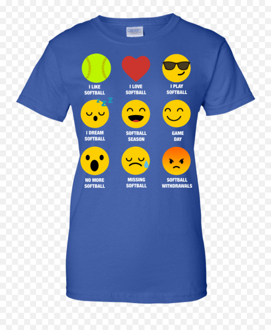 I Love Softball Emoji Emoticon Team Jersey Style Graphic Men - Teacher Appreciation Custom Tshir,Small Black Heart Emoticon