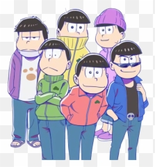 Gyozamatsu Anime Guys Dark Anime Guys Haikyuu Anime - Social Group Emoji,Osomatsu-san Jyushimatsu Emotions