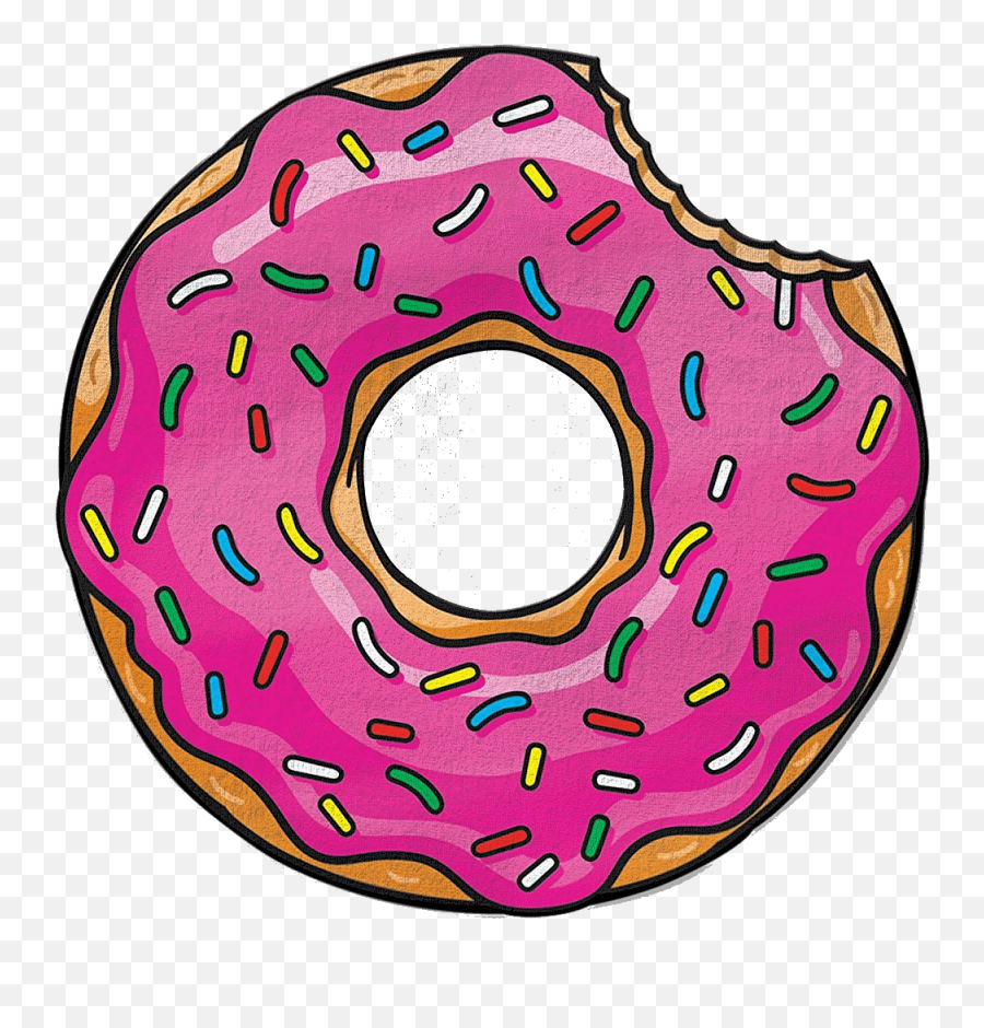 Donuts Coffee And Doughnuts Clip Art - Donut Cartoon Emoji,What Do The Snapchat Emojis Mean 1004