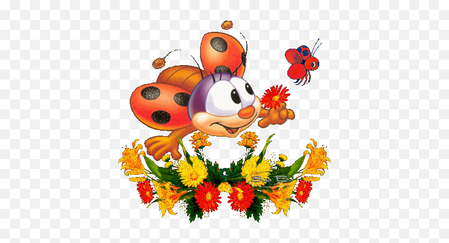 Ladybug Gifs Animated Images Of A Beetle For Good Luck Emoji,Mariquita Emoticon