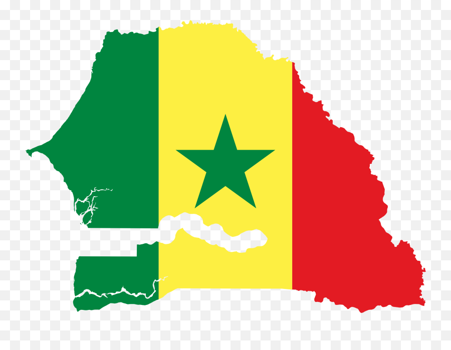 Senegal Flag Country Clipart - Senegal Flag And Map Emoji,Jordan Flag Emoji