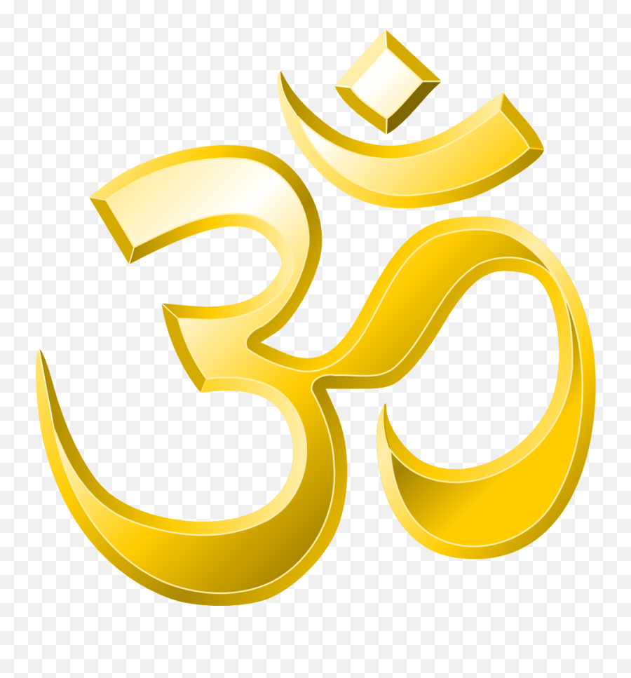 Om Symbol Png Download Free Clip Art - Golden Om Symbol Png Emoji,Namaste Symbol Emoji