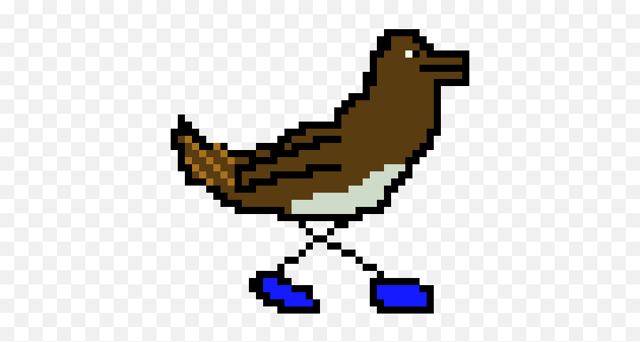 Pixel Art Gallery - Old World Flycatchers Emoji,Roadrunner Emoticon