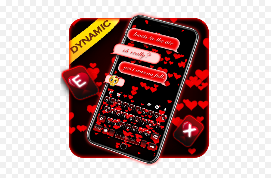 Love Hearts Keyboard Theme Apk 10 - Download Apk Latest Version Mobile Phone Emoji,Android Emui Emojis