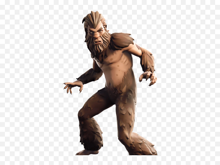 Fortnite Bigfoot Skin Sasquatch Sticker - Big Foot Fortnite Skin Emoji,Sasquatch Emoji