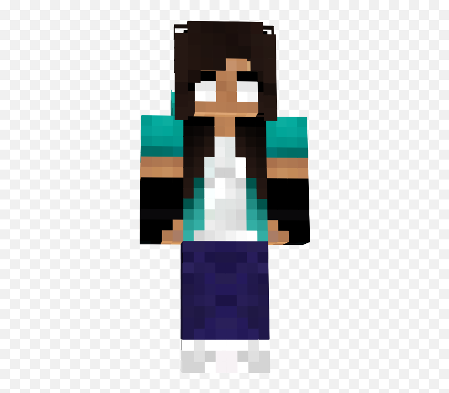 really cute fire and water herobrine girl, Nova Skin