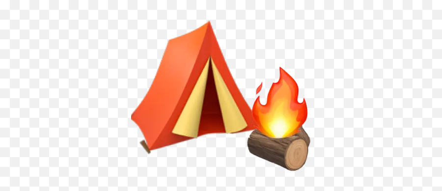 Funny Emoji By Funny Emoji - Sticker Maker For Whatsapp Bonfire,Where To Find Emojis That Has A Tent In It