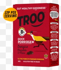Troo Energise Porridge With Chocolate U0026 Maca 400g Shop Online - Bird Emoji,Caroline Bosman Emoticon