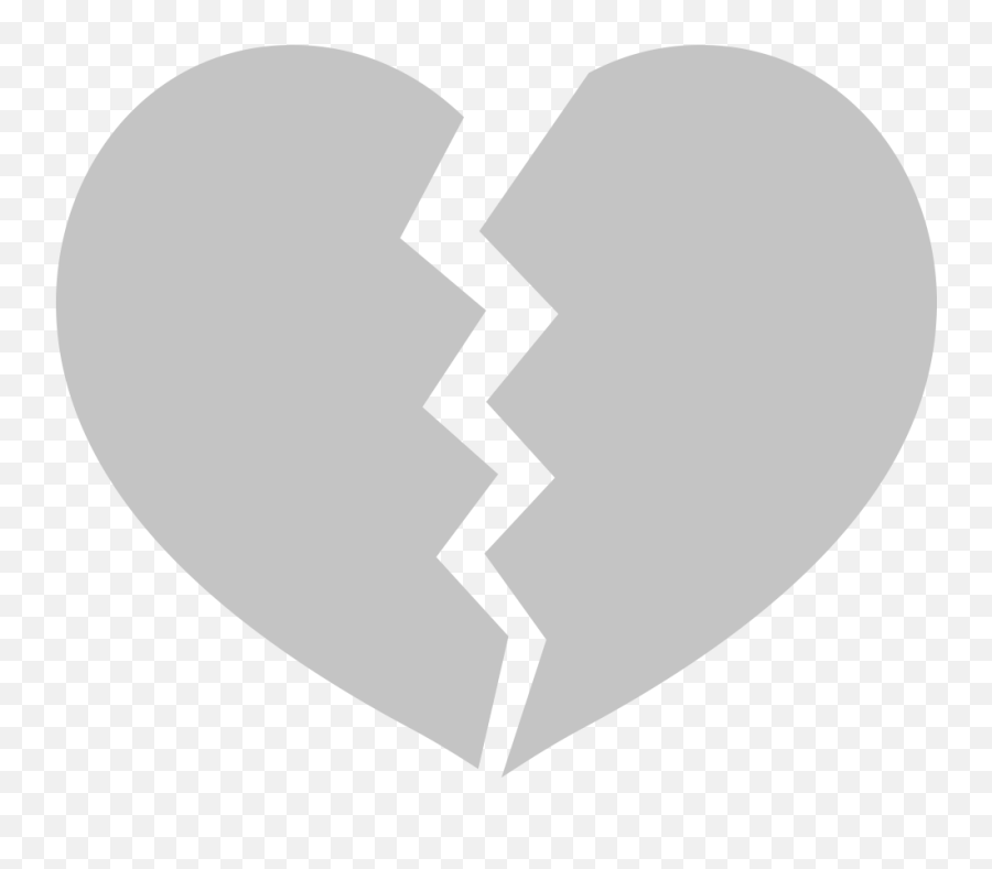 Pictma - Broken Heart Emoji,Black And White Emoji Symbols Discouraged