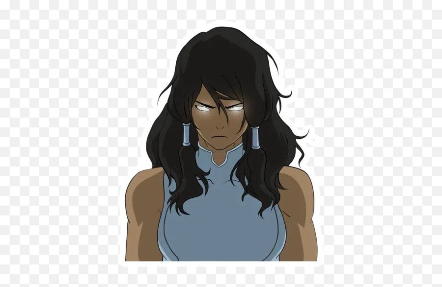 Korra Sticker Pack - Stickers Cloud Korra Avatar The Last Airbender Emoji,Avatar Korra Emoji