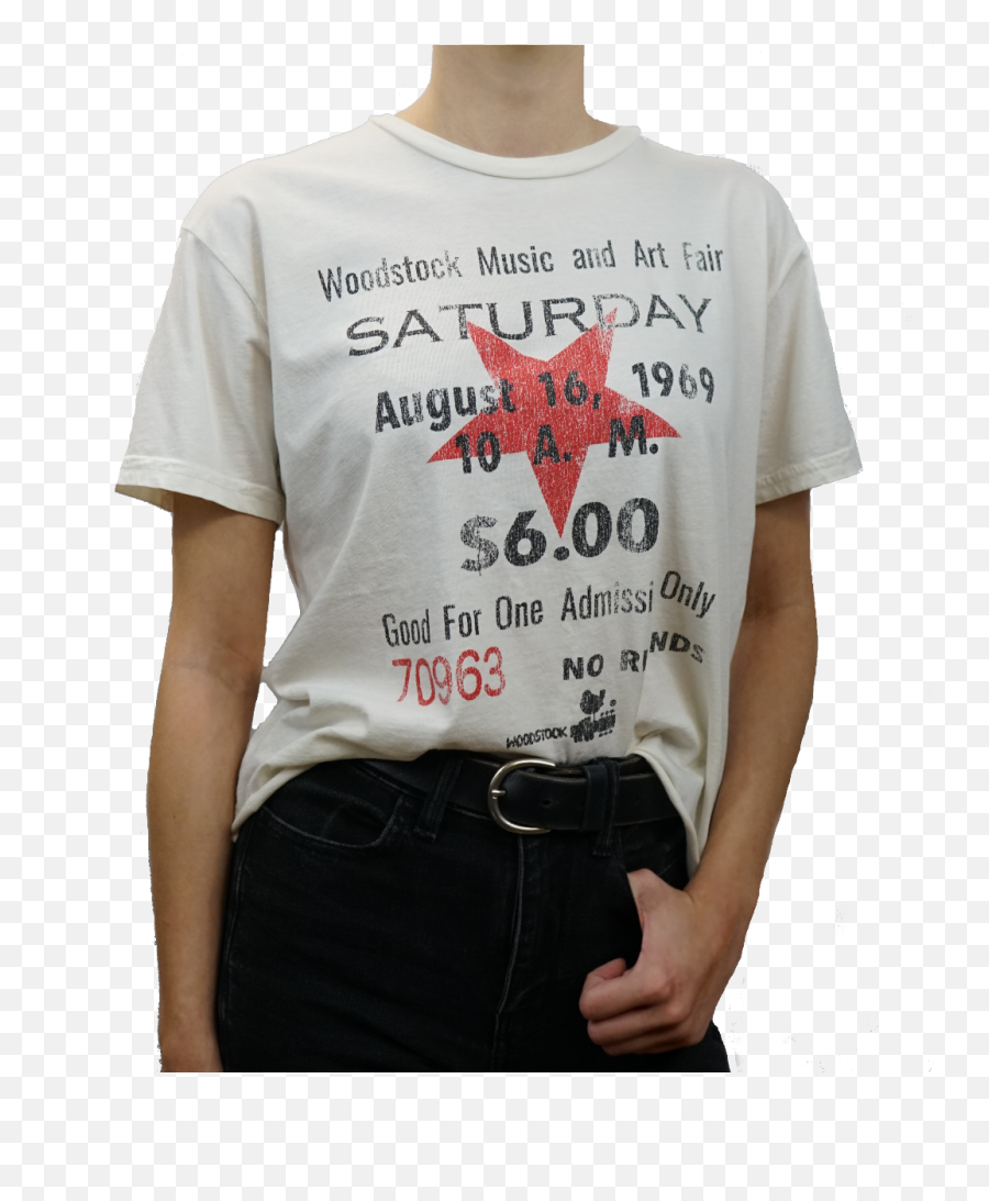 Woodstock Ticket Stub Black Label Tee - Xs Emoji,St. John's Redstorm Emojis