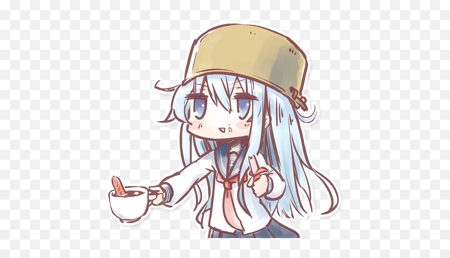 Kantai Collection Telegram Emoji,Kancolle Yuudachi Emoticon