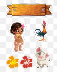 Fiesta De Moana Bebé Toppers Para Tartas Bizcochos O Emoji,Bizcochos Emojis Para Fiestas