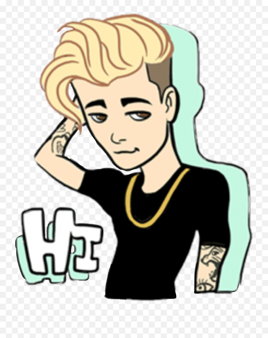 Justin Bieber Justinbieber Sticker - Justin Bieber Dessin Animé Emoji,Justin Bieber Emojis