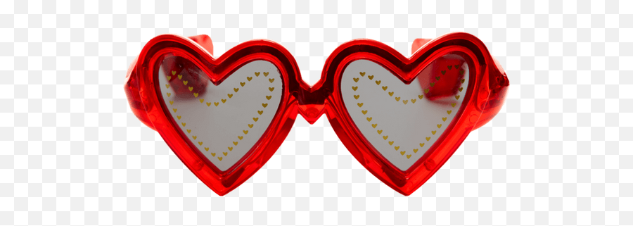 Red Heart Light Up Glasses U2013 Elton John Official Store Emoji,Led Glasses That React To Emotion